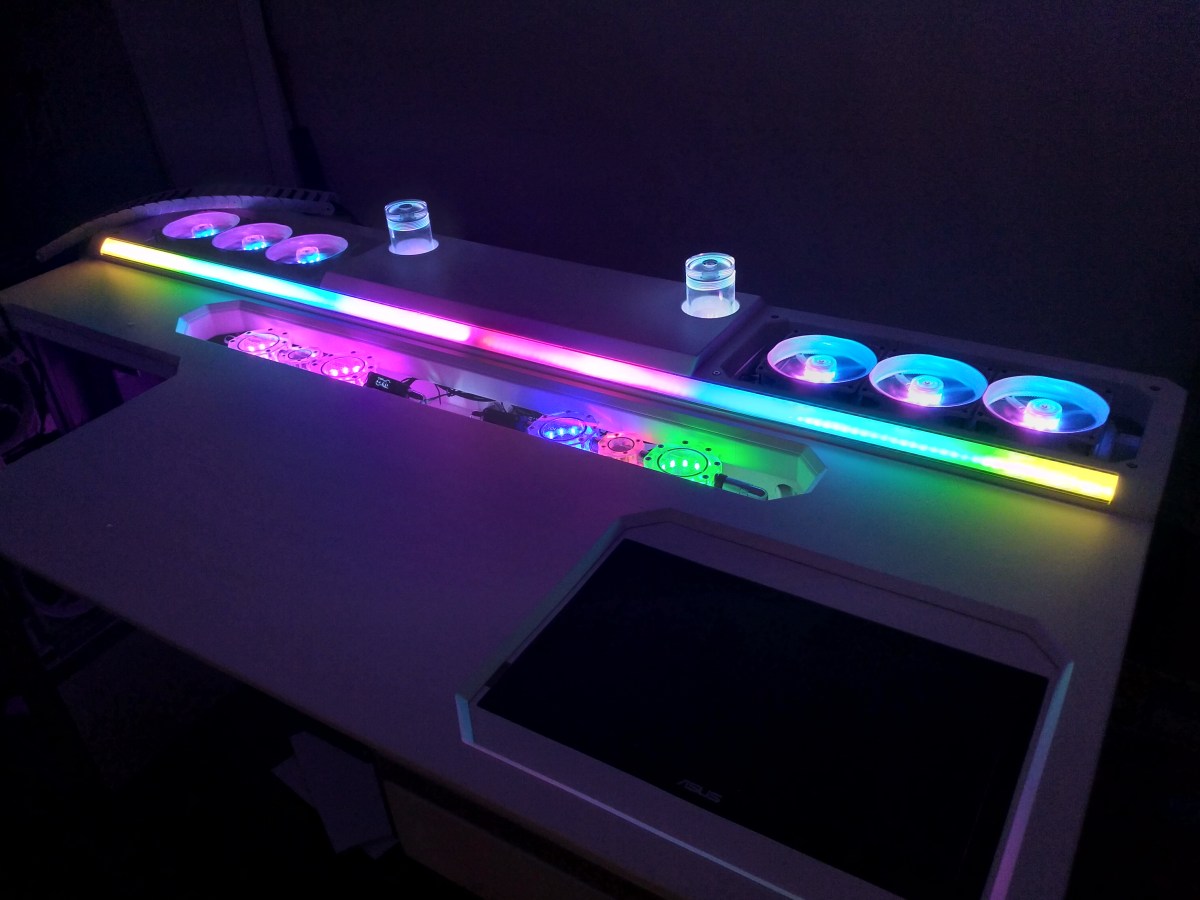 Desk-PC 2.0 Update: New high density strips installed